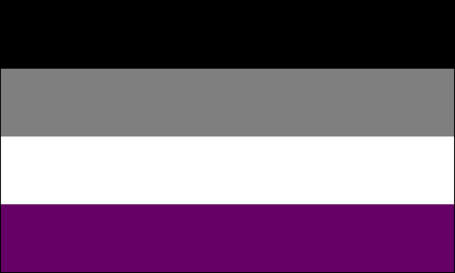 the asexual flag